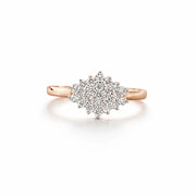 Namivaa Cluster Flower Ring Women Elegant Design Wedding Engagement Party Fine Jewelry Gift