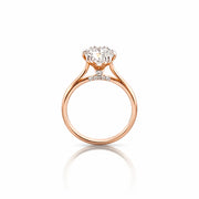 Namivaa Solitaire Engagement Ring Women Classic Prong Setting Bridal Wedding Ring Fine Jewelry Gift Elegant