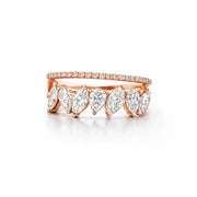 Namivaa 14ct Gold Marquise Cut Diamond Cluster Wedding Band Ring for Women Elegant Vintage Engagement Party Jewelry No reviews yet