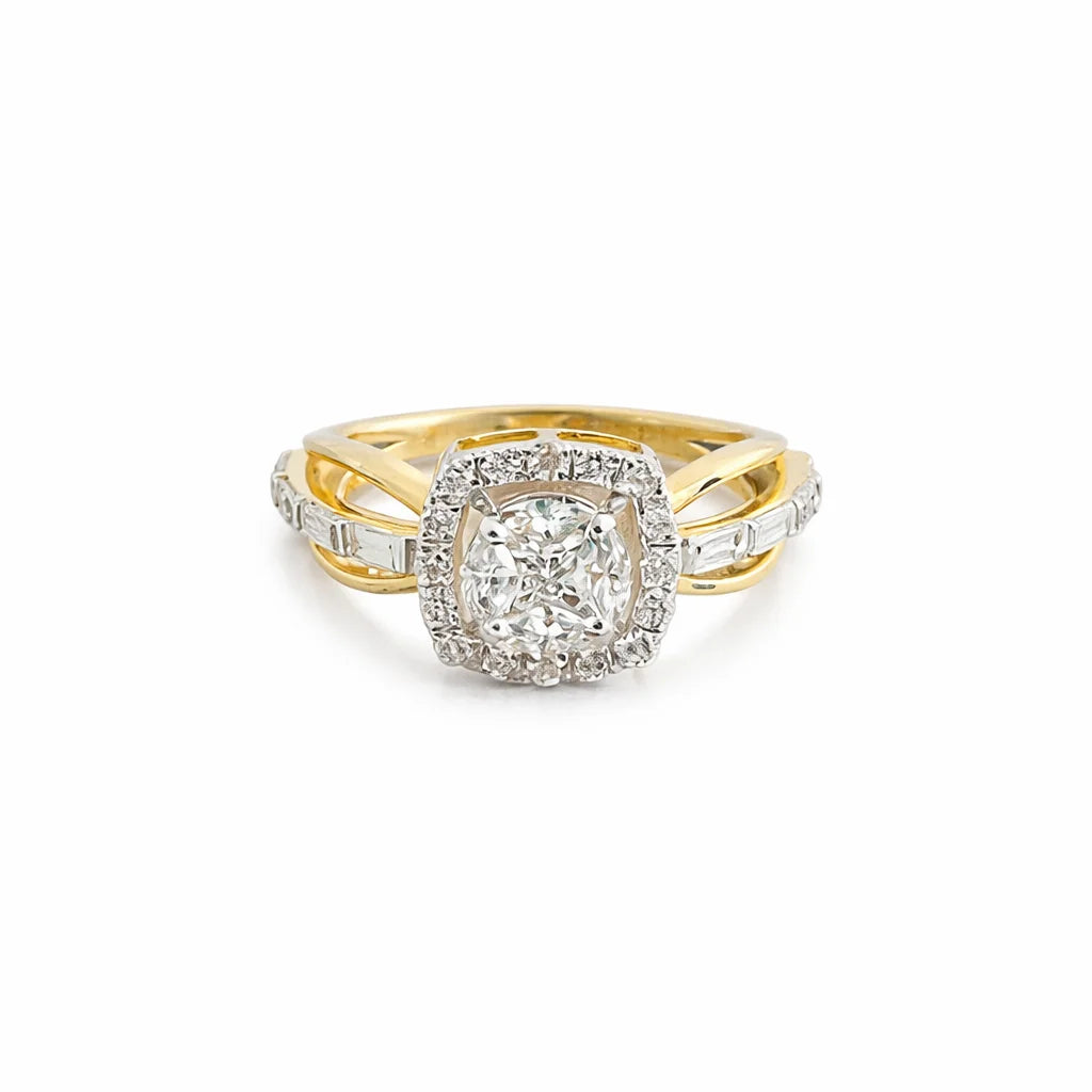 Namivaa Vmg108 Halo Engagement Ring Women Cushion Cut Center Stone Split Shank Pave Band Fine Jewelry Wedding Party