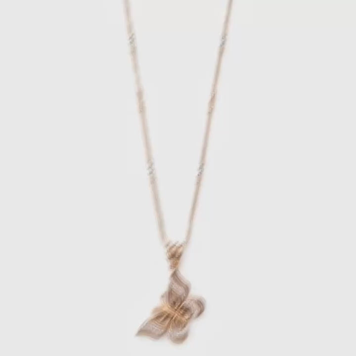 Load video: Elegant 18K Rose Gold Luxury Butterfly Pendant Necklace Brilliant White Cut Accents Women Sophisticated Jewelry Gift